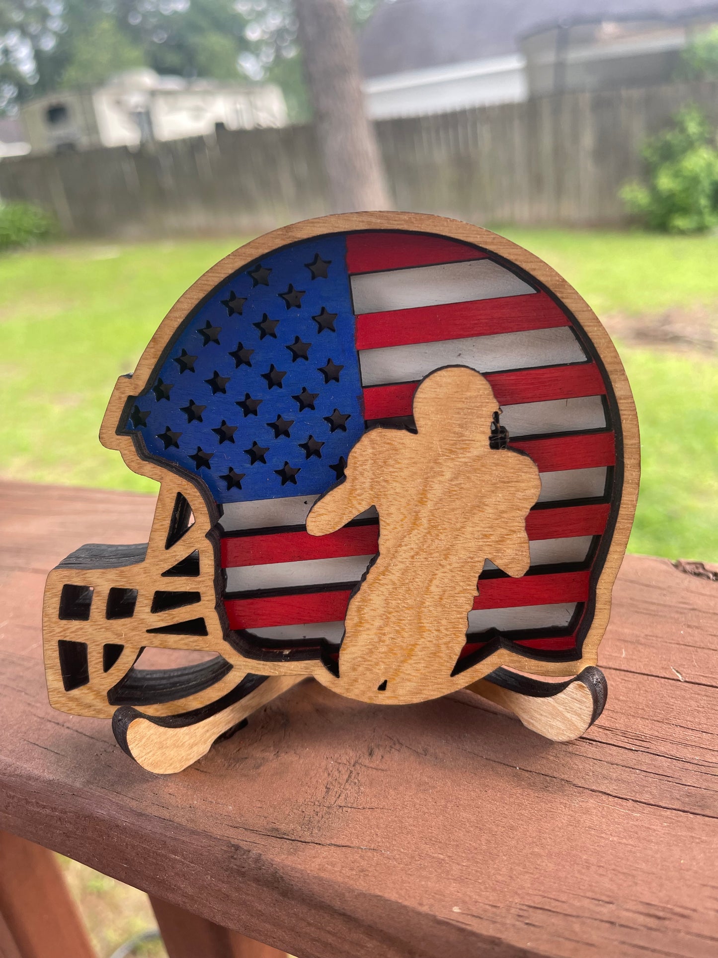 Personalized Football Plaque Sign