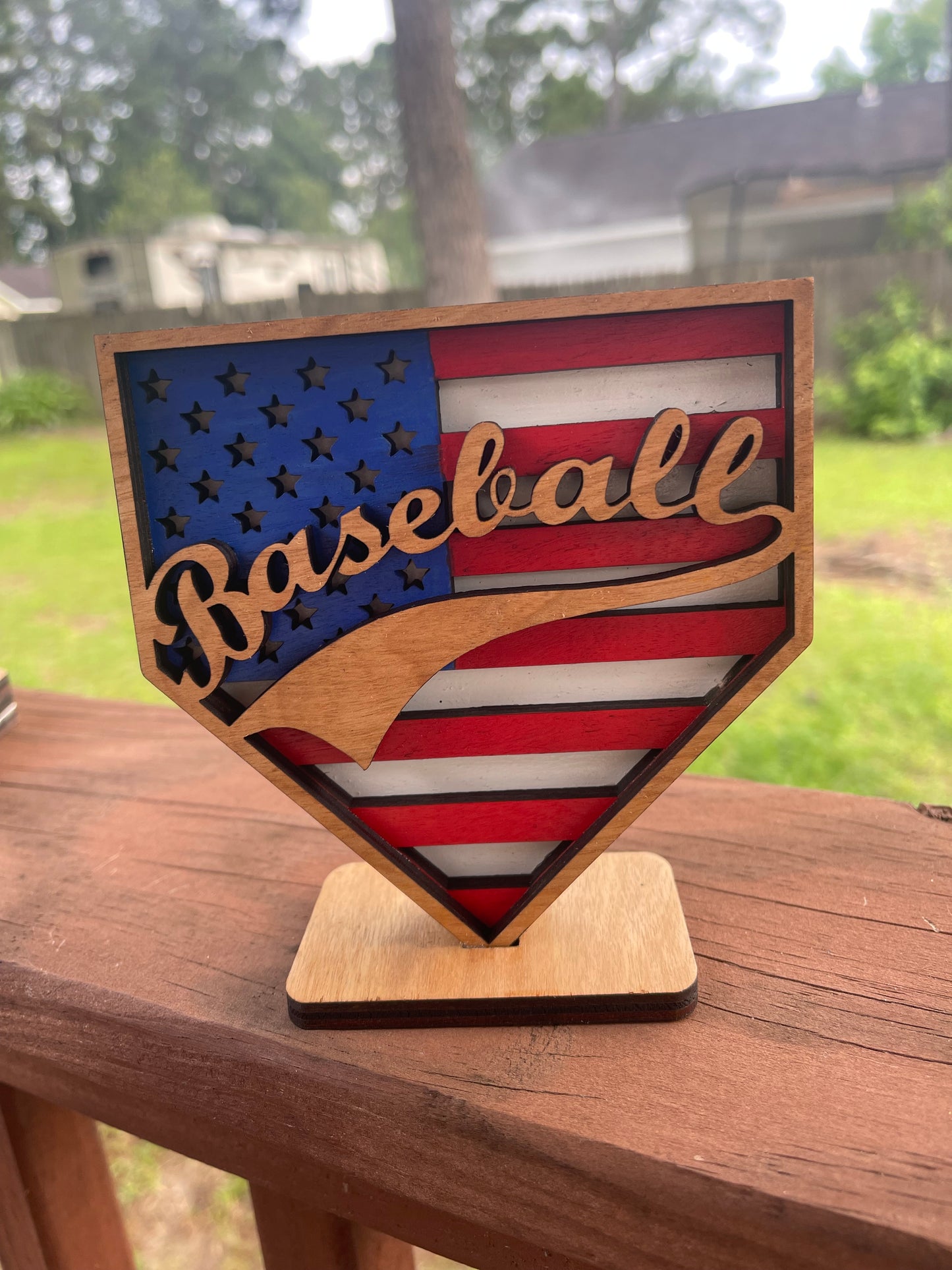 Personalized Baseball Plaque Sign