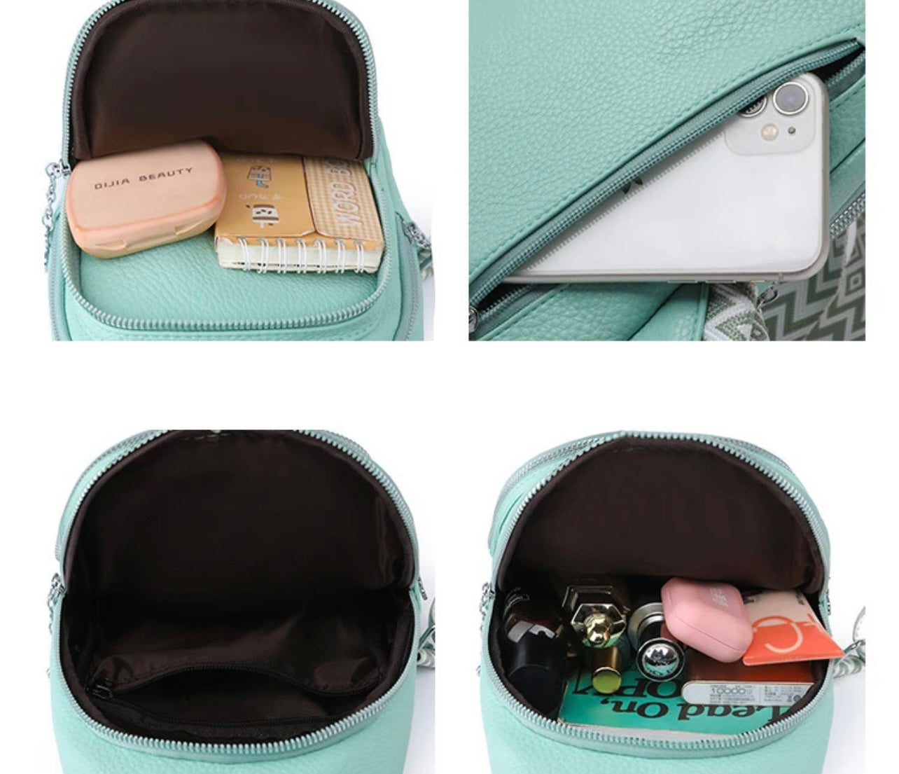 Leather Crossbody Sling Bag