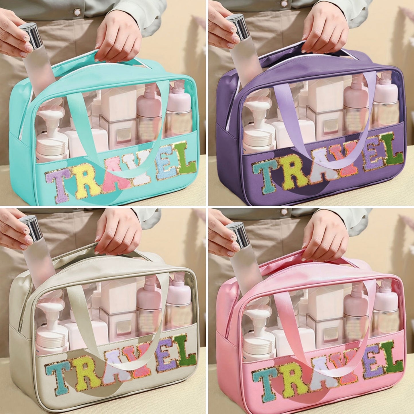 Chenille Patch Travel Bag